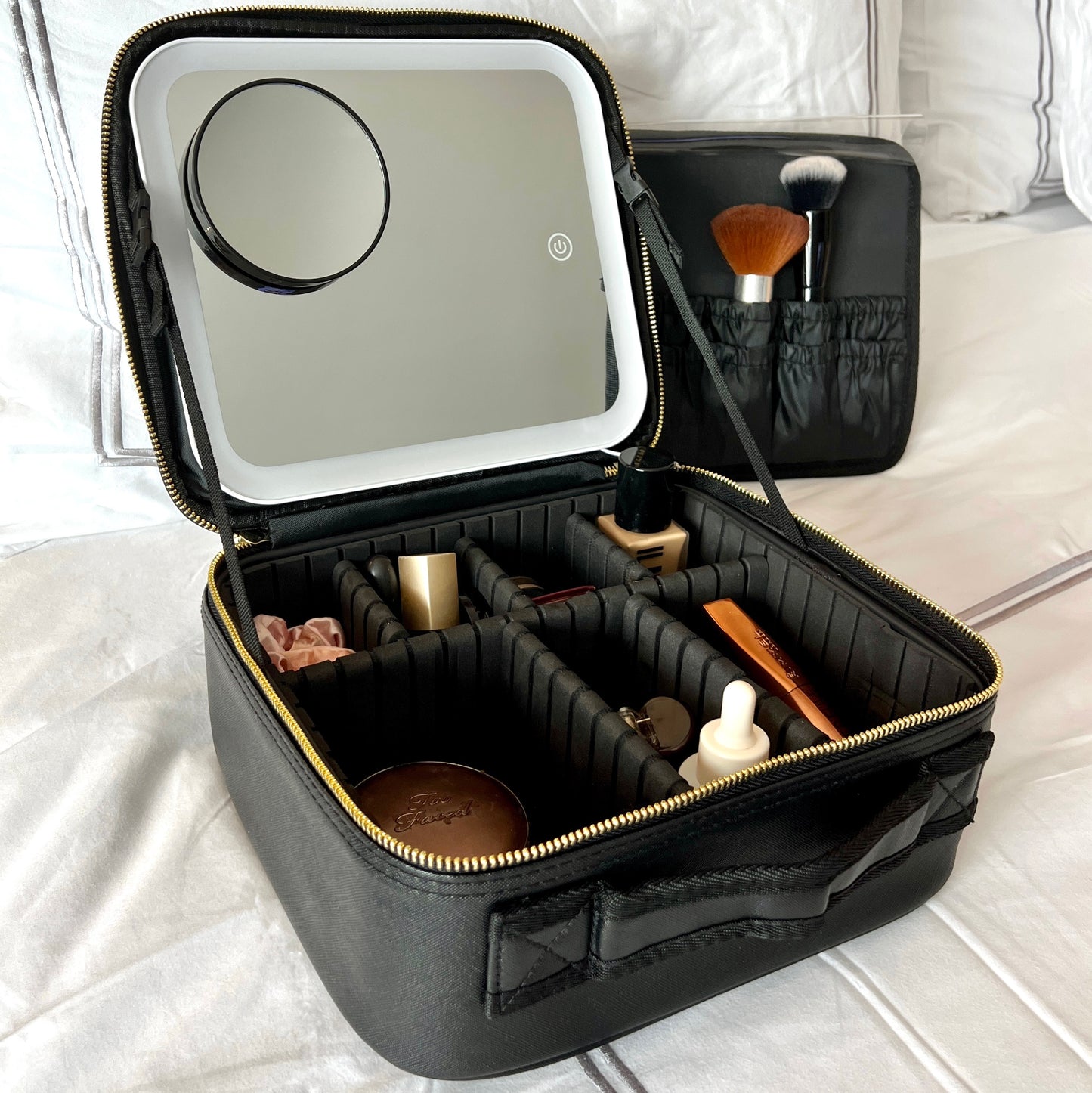 Drop Dead Flawless™ Makeup Carry Case with LED Mirror